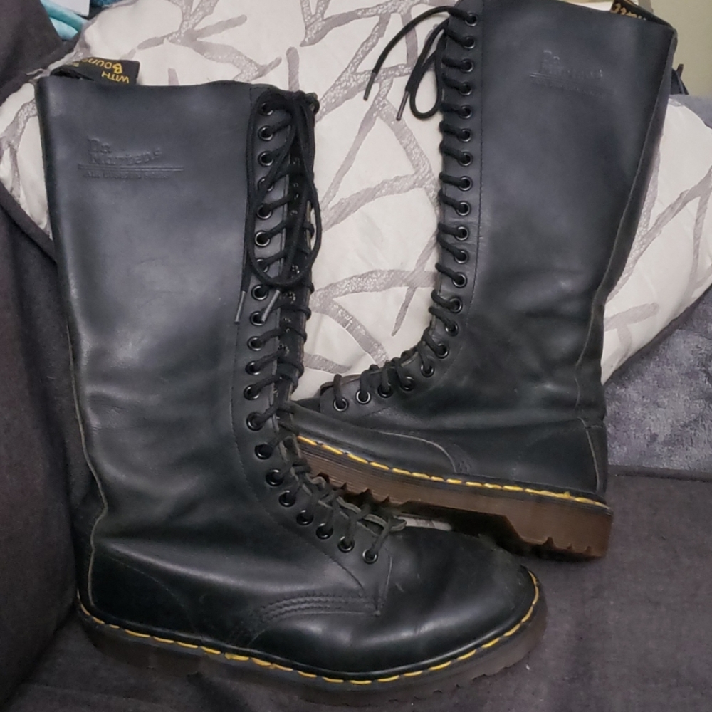 Dr. Martens 20 hole lace up boots